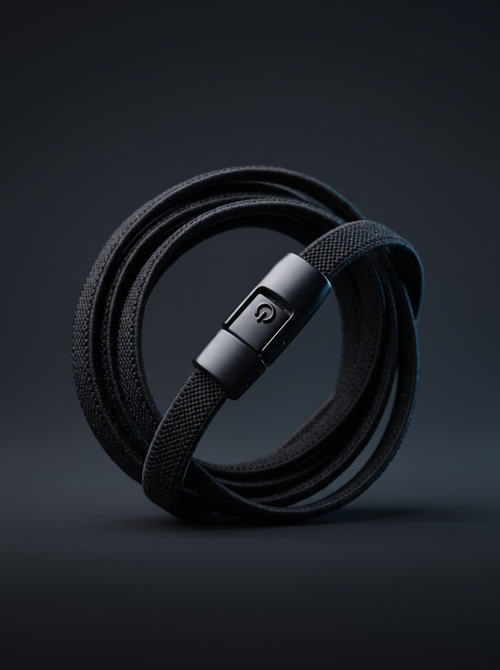Elastic No-Tie Shoelaces with clasp - studio shot