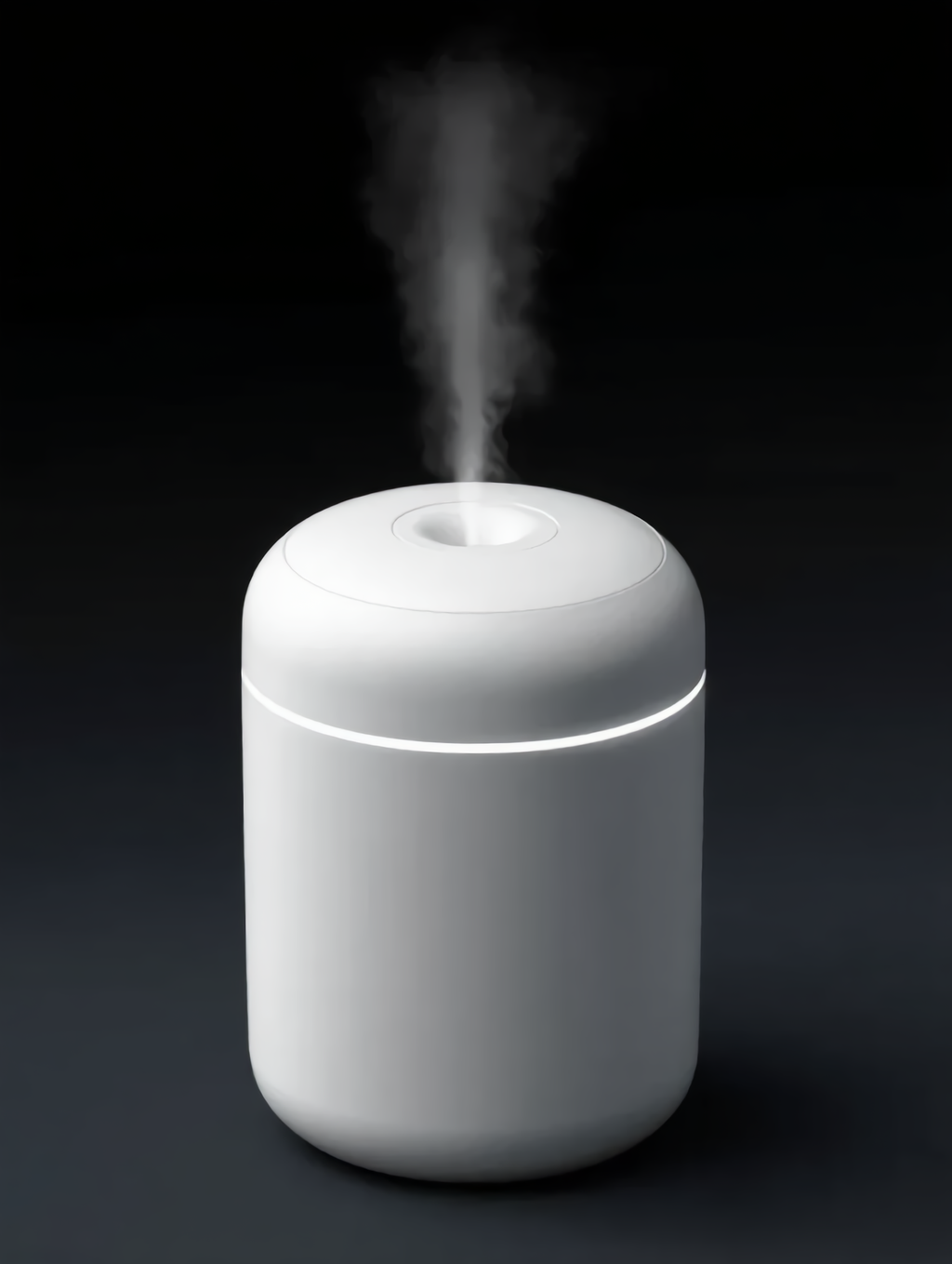 Mini USB Air Humidifier with RGB Lighting - studio shot
