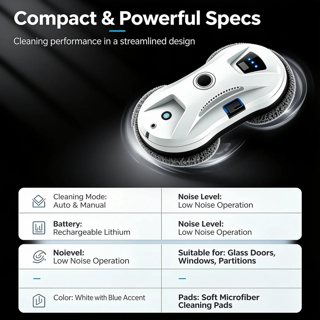 Window Cleaning Robot - compact and efficient specs